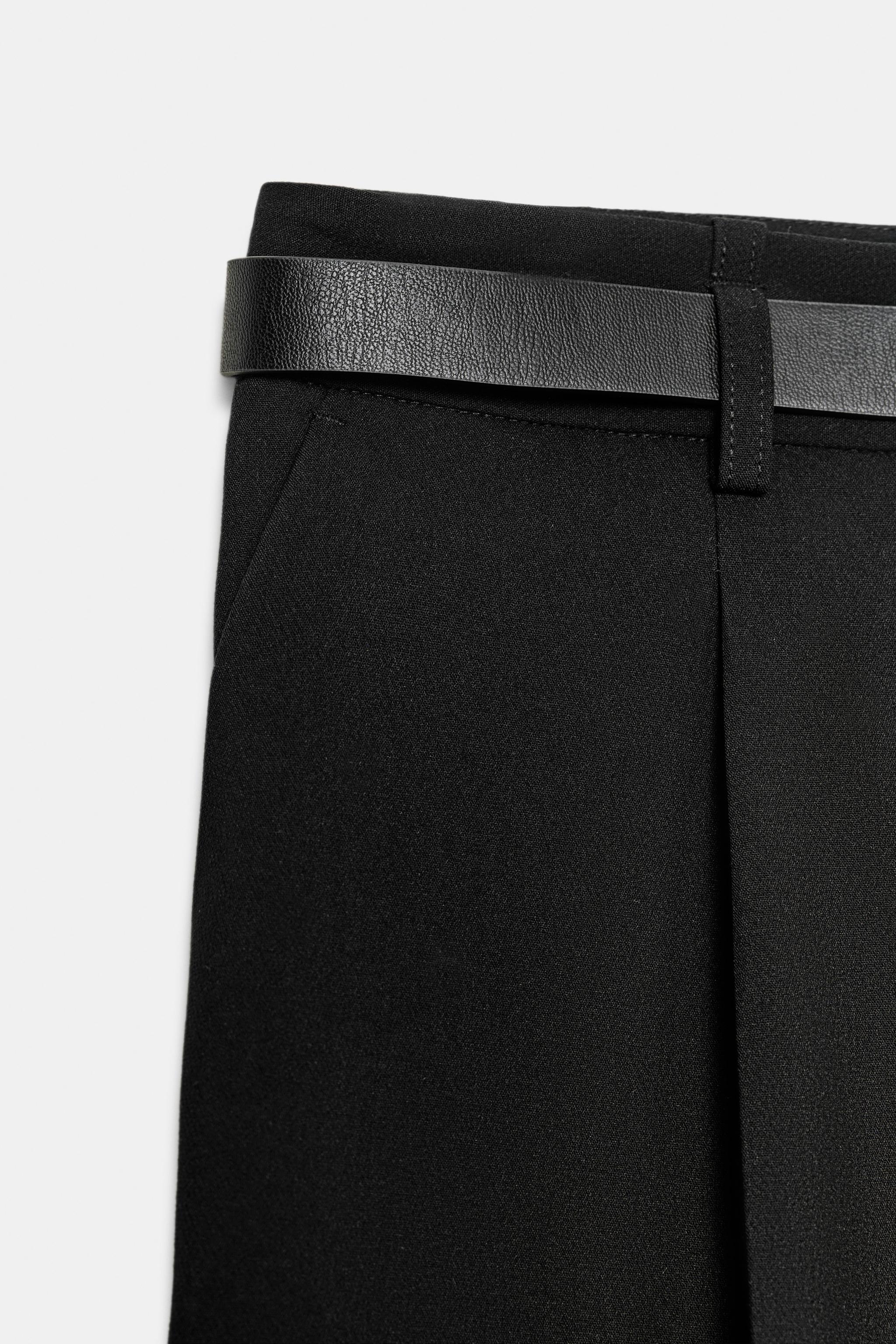 LONG BELTED SHORTS