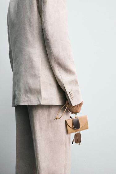 BLAZER COSTUME 100 % LIN - Beige clair de Zara - Image 5