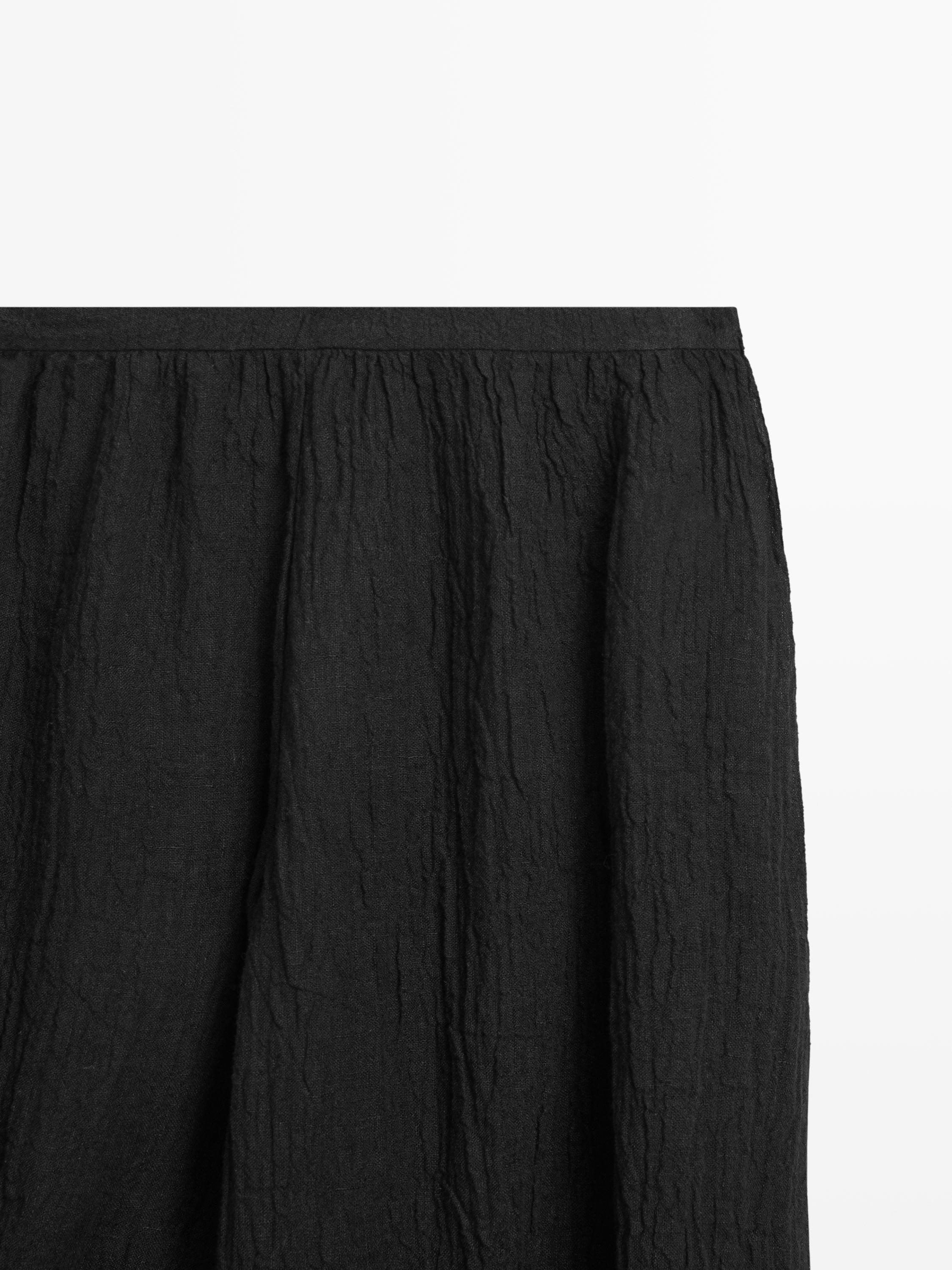 Pantalon bouffant en lin