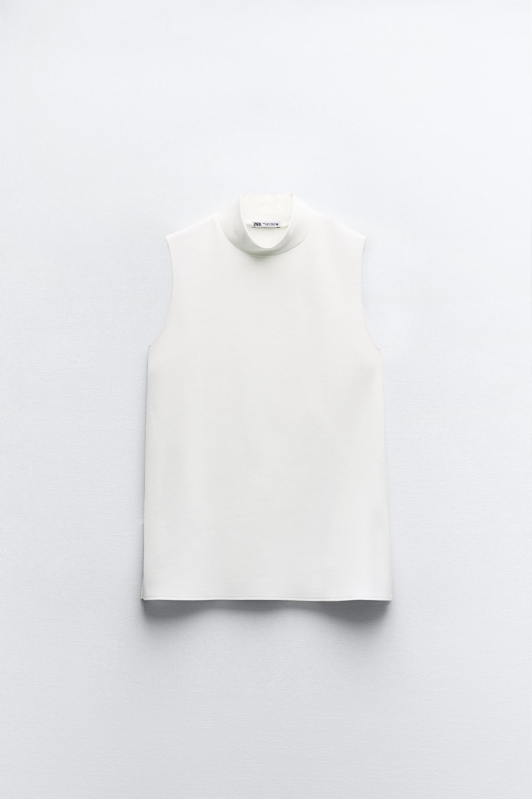 white turtle neck zara