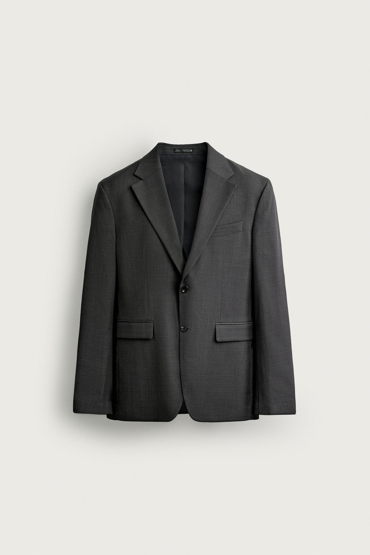 COMFORT SUIT BLAZER — Anthracite Gray