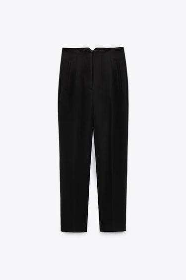 PANTALÓN TIRO ALTO - Negro de Zara