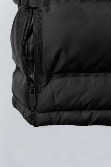 QUILTED CONTRAST JACKET - Black by Zara - Image 6
