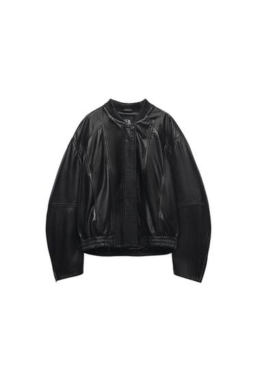 LEATHER BOMBER JACKET - LIMITED EDITION