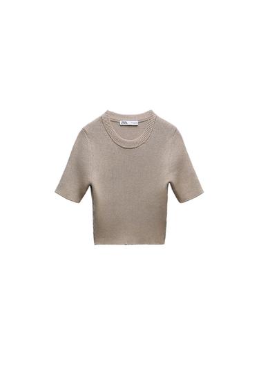 RIBBED KNIT TOP