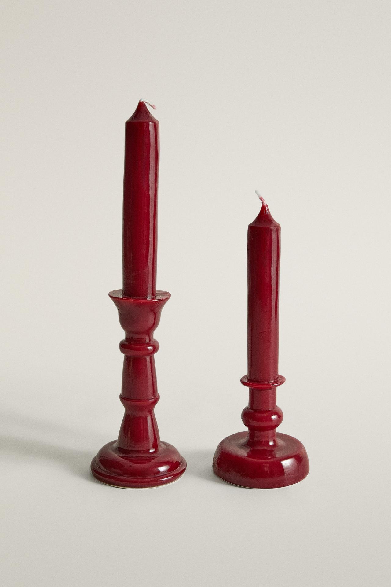 CHRISTMAS DECORATIVE CANDLE CANDELABRA