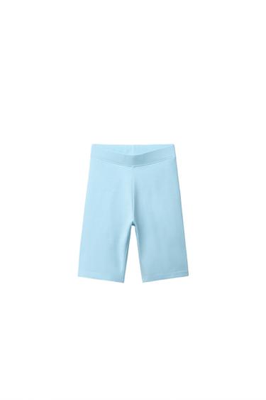 PLAIN CYCLING LEGGINGS - Sky blue by Zara
