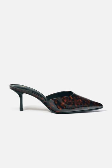 ANIMAL PRINT VINYL HEELS - Multicoloured by Zara