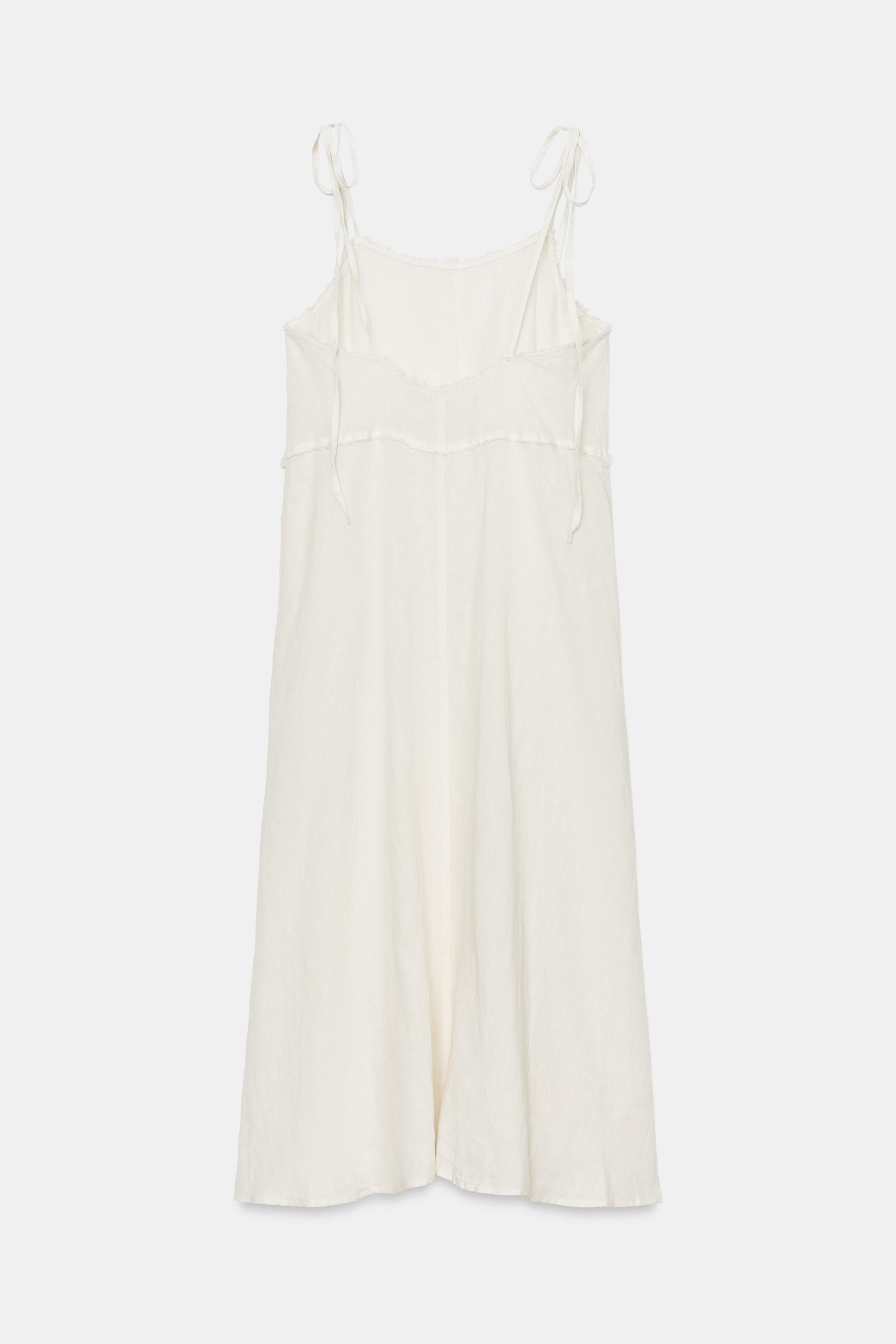 ZW COLLECTION 100% LINEN MIDI DRESS