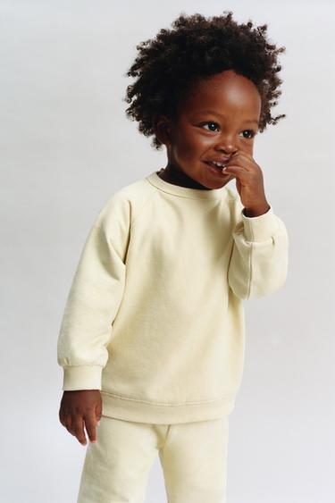 SWEATSHIRT AND JOGGERS SET - Yellow by Zara