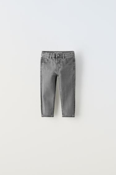 ДЖИНСЫ SLIM FIT — ВЫЦВЕТШИЙ СИНИЙ от Zara — изображение 0