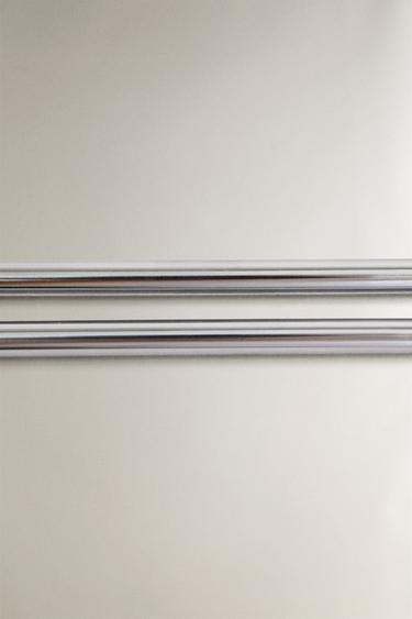 SILVER METAL TOWEL RACK - Silver by Zara - Image 3