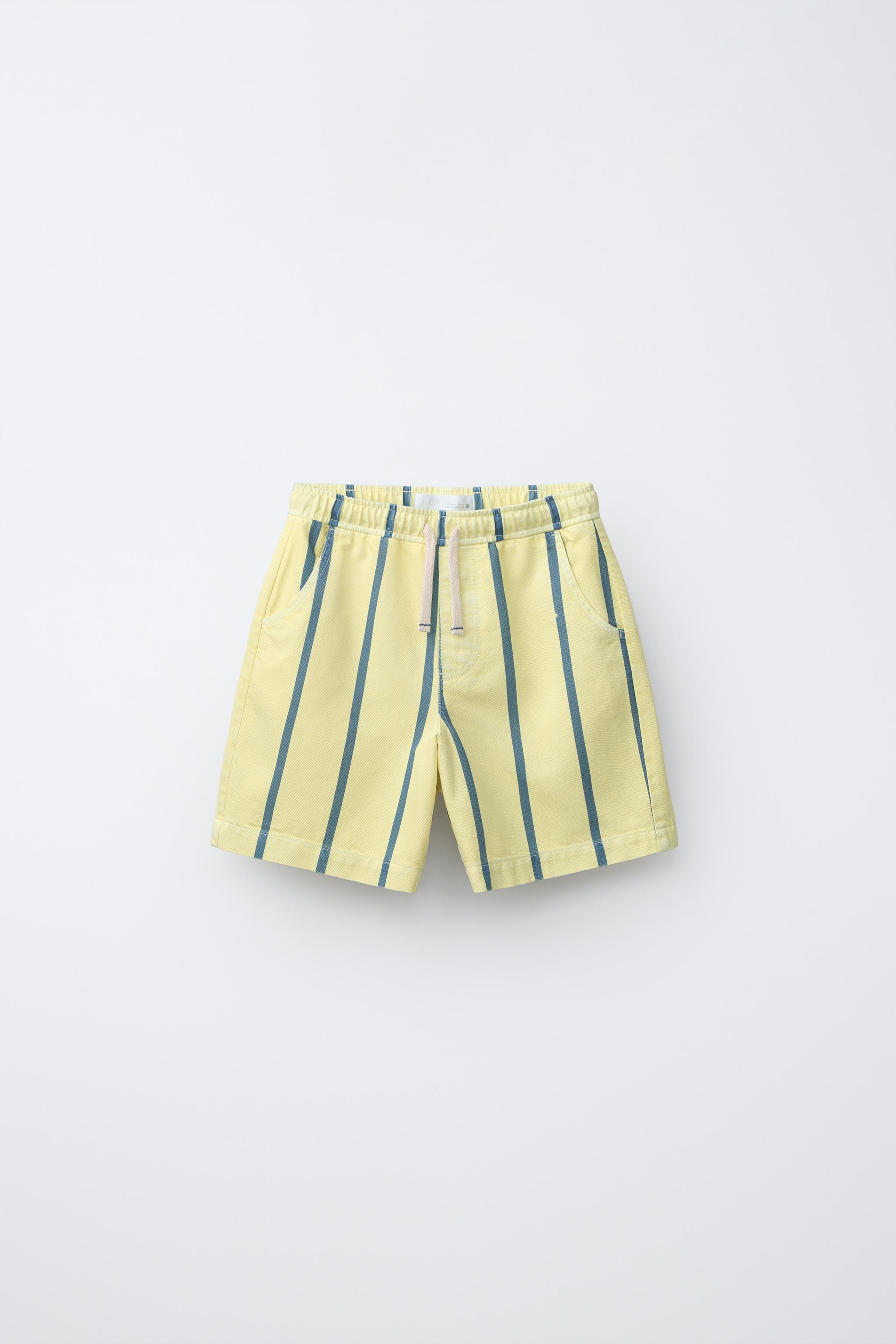 FLUID STRIPED SHORTS