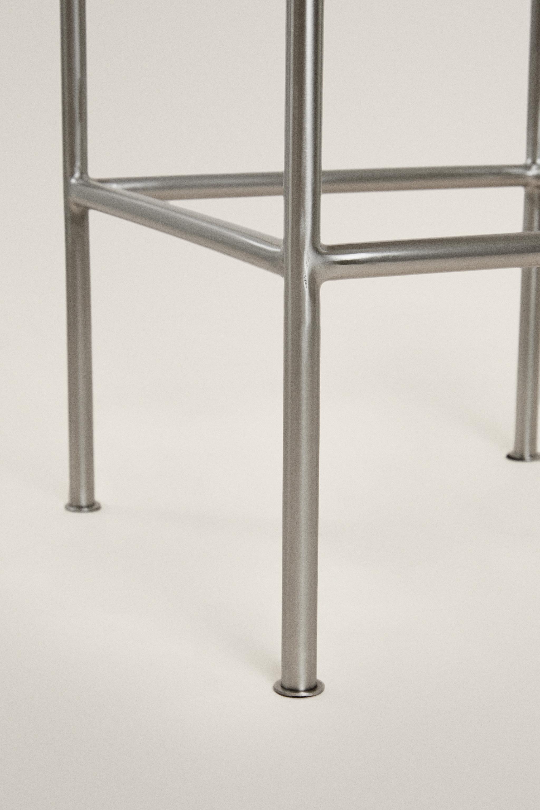 STAINLESS STEEL TALL STOOL