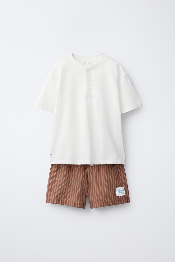6-14 YEARS/ COMBINED PYJAMAS - Brown de Zara - Imagen 0