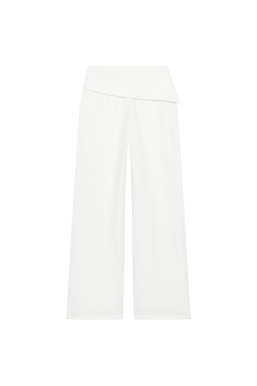ASYMMETRIC WAIST PANTS - image 3