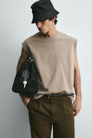 DÉBARDEUR COURT - Vison clair de Zara - Image 4