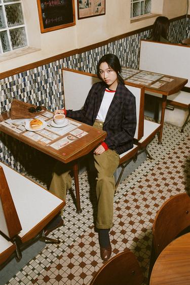 Zara 真皮迷你托特包 - 棕色