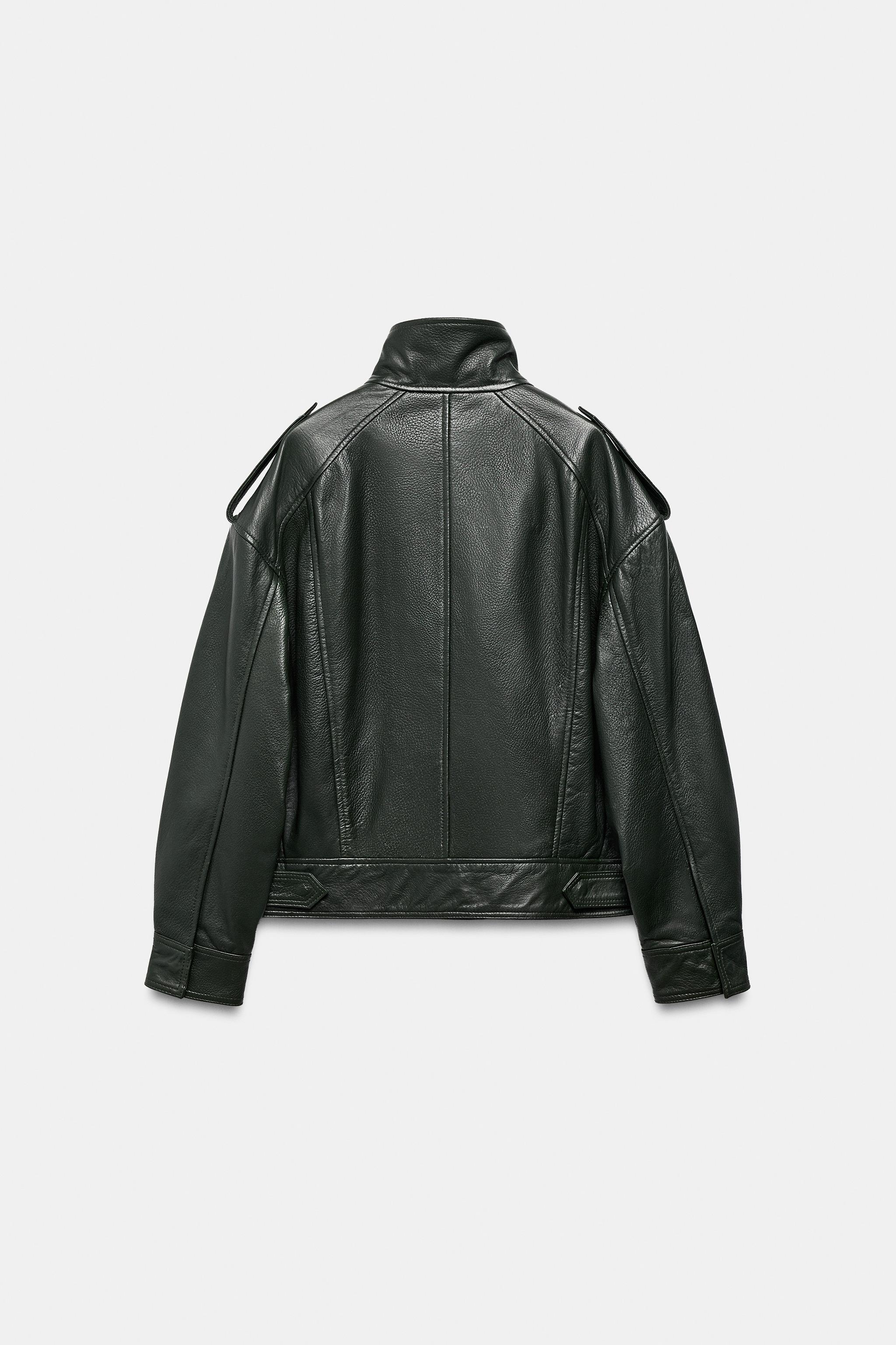 BLOUSON BOMBER CUIR ZW COLLECTION LIMITED EDITION