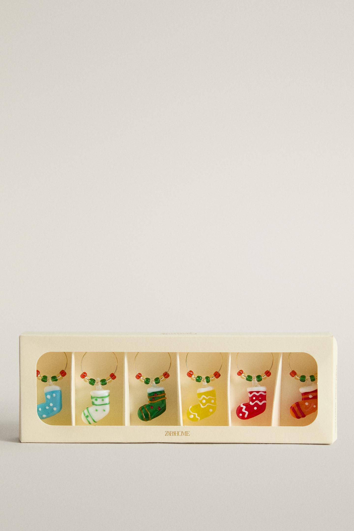 Носки Christmas Glass Charms, 6 шт. — Zara, цвет: Various — фото 4