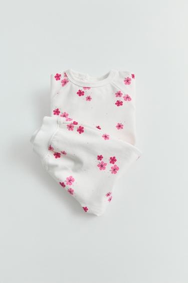 PACK SWEAT ET PANTALON IMPRIMÉ - Fuchsia de Zara