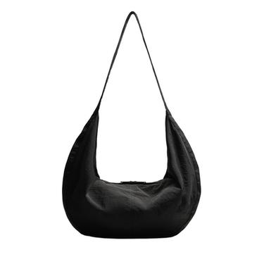 NYLON SHOULDER BAG - Black by Zara