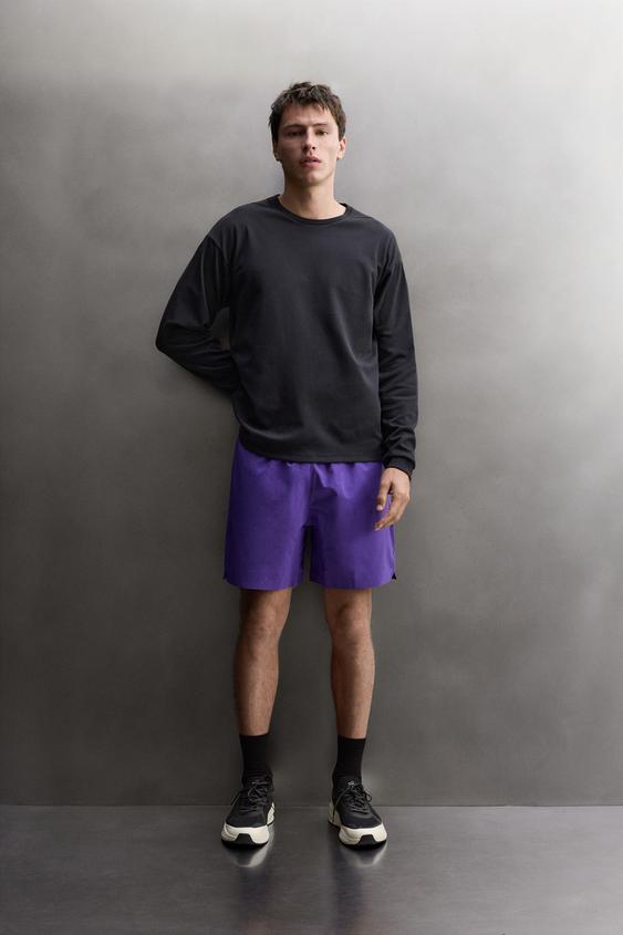 TECHNICAL LONG SLEEVE TRAINING T-SHIRT - Black by Zara - Image 0
