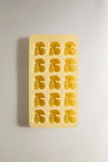 BAC À GLAÇONS SILICONE CÉRISES 15 GLAÇONS - Jaune de Zara - Image 1