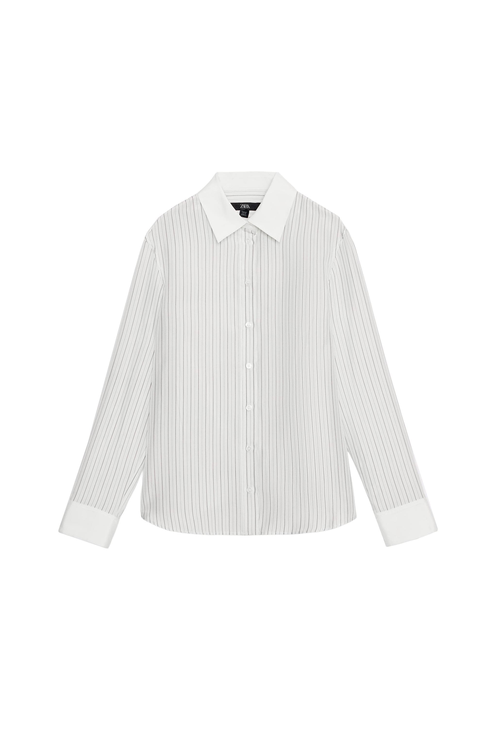 CAMISA RAYAS 100% SEDA ZW COLLECTION