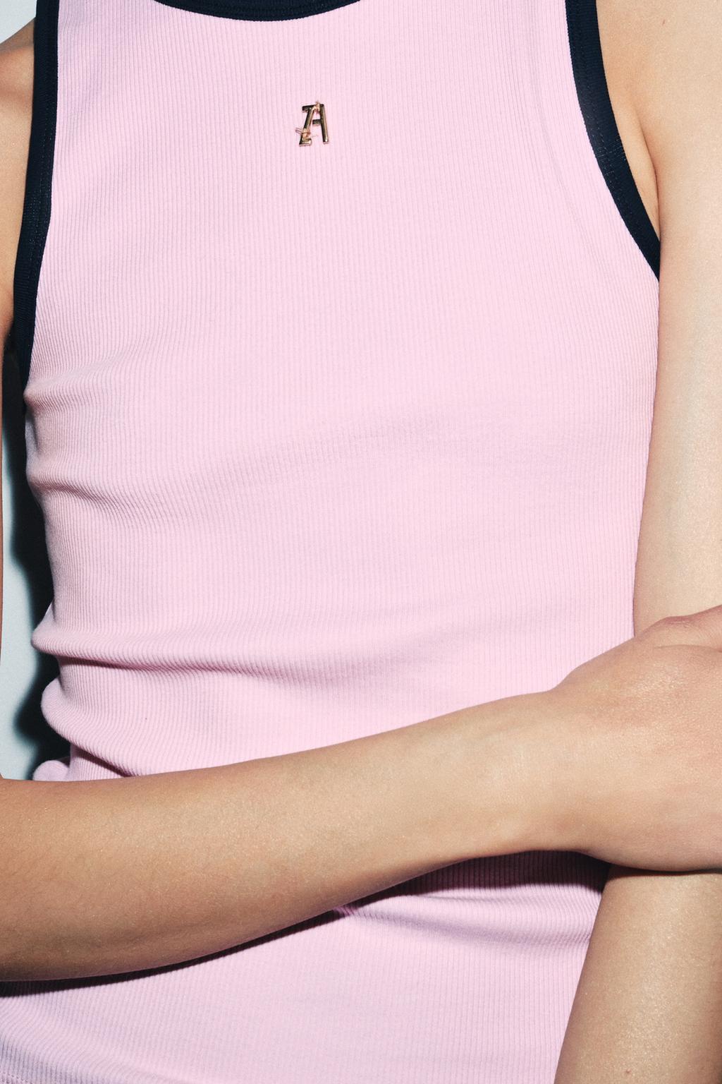 ZA CONTRAST PIPING TOP - image 2