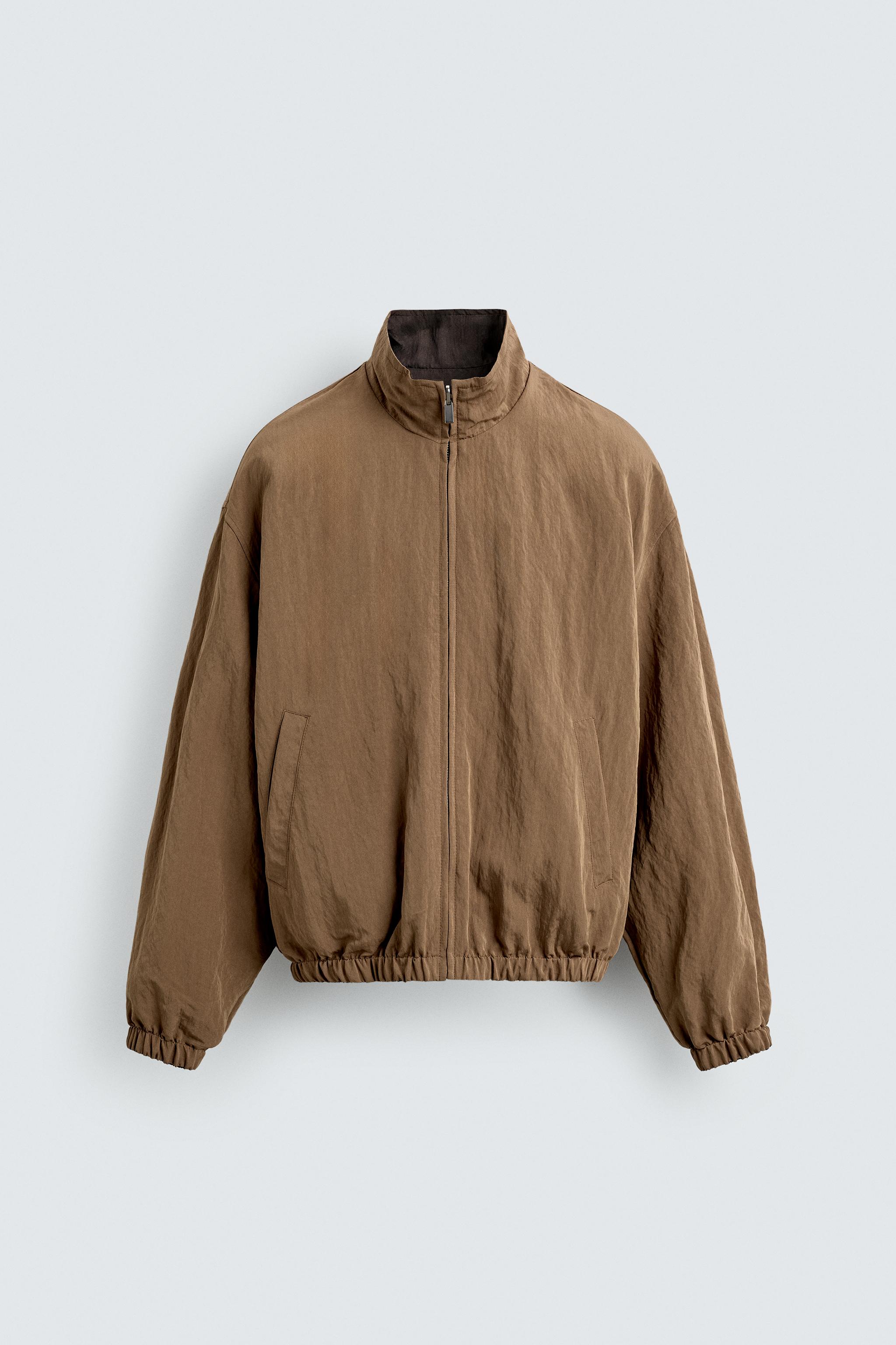 BLOUSON BOMBER FLUIDE RÉVERSIBLE