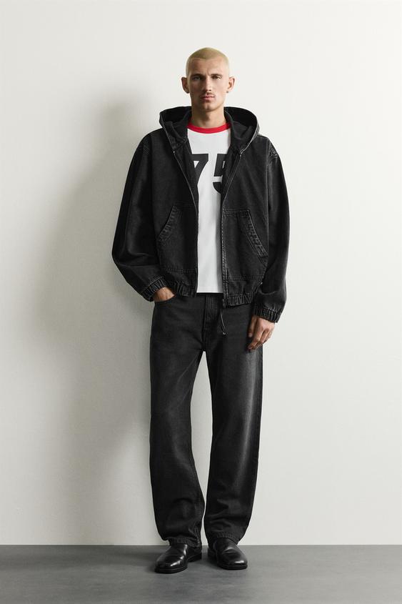JEANS SLIM FIT BÁSICO - Carbón de Zara - Imagen 0