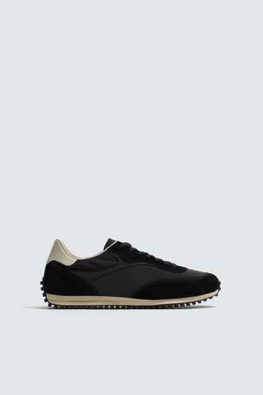 BASKETS STYLE RÉTRO - Noir de Zara