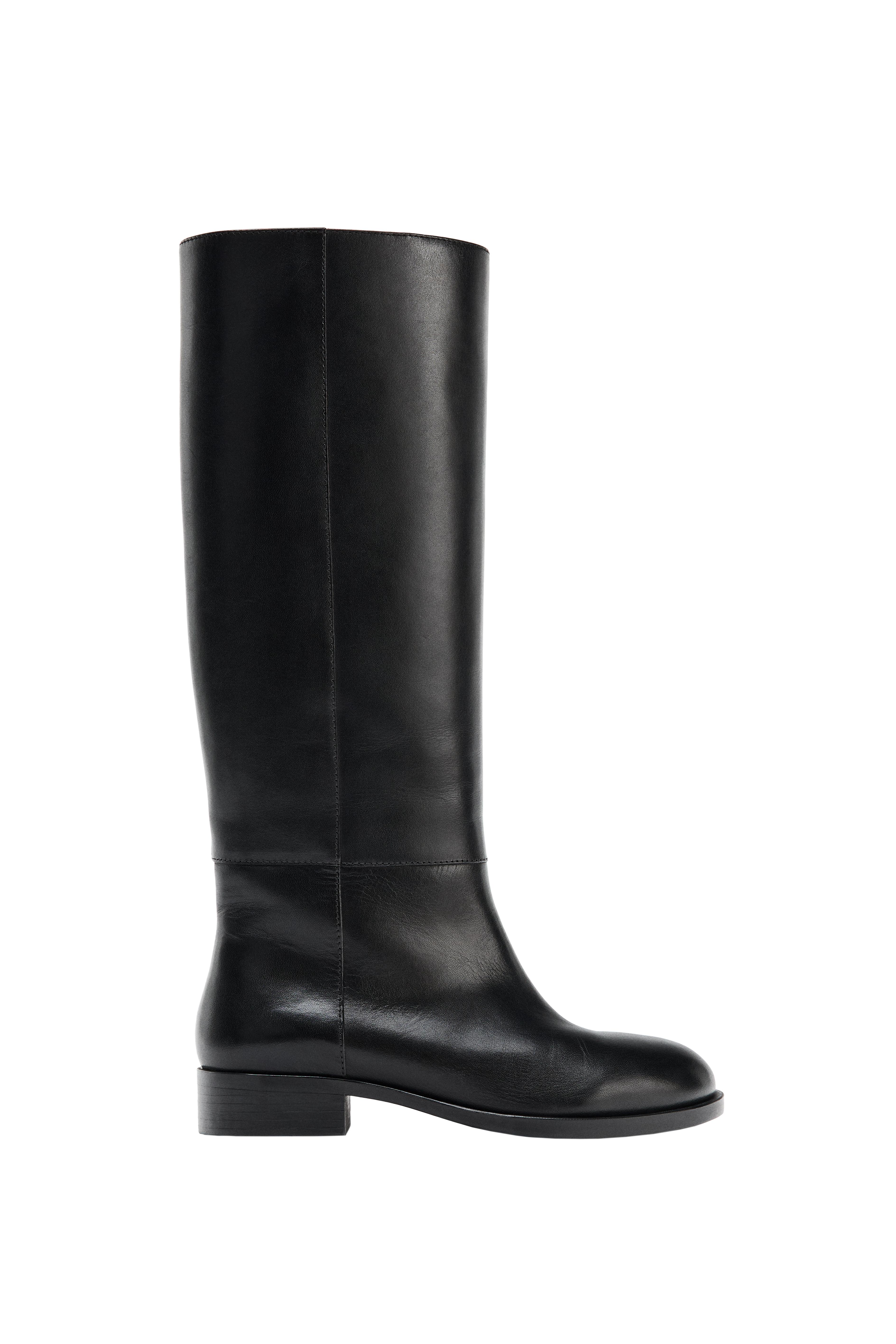 young 様 御専用　ZARA フラットリアルレザーブーツ　40 26㎝ 13016610800-f1.jpg?ts=