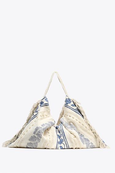 BOLSO SHOPPER ESTAMPADO - Multicolor de Zara