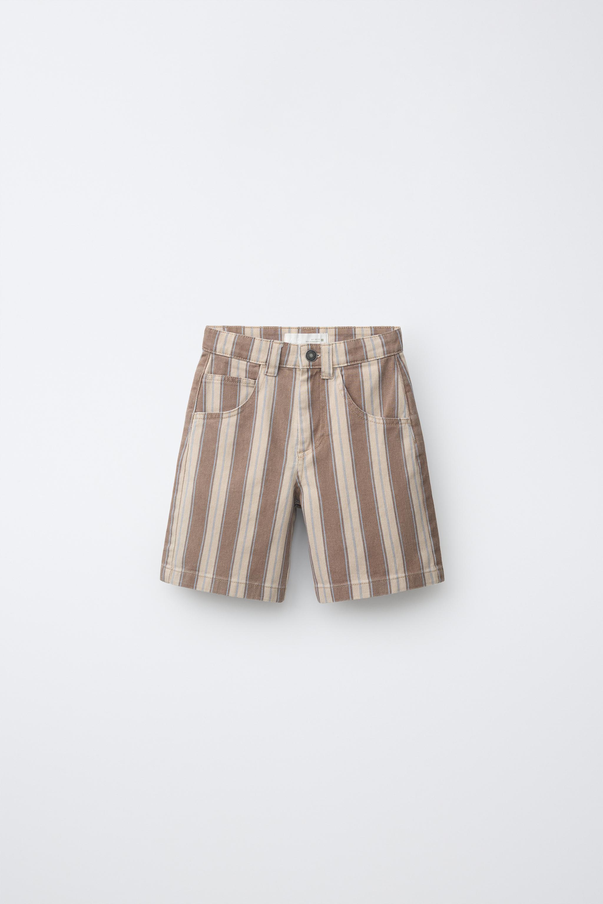 STRIPED SHORTS — striped