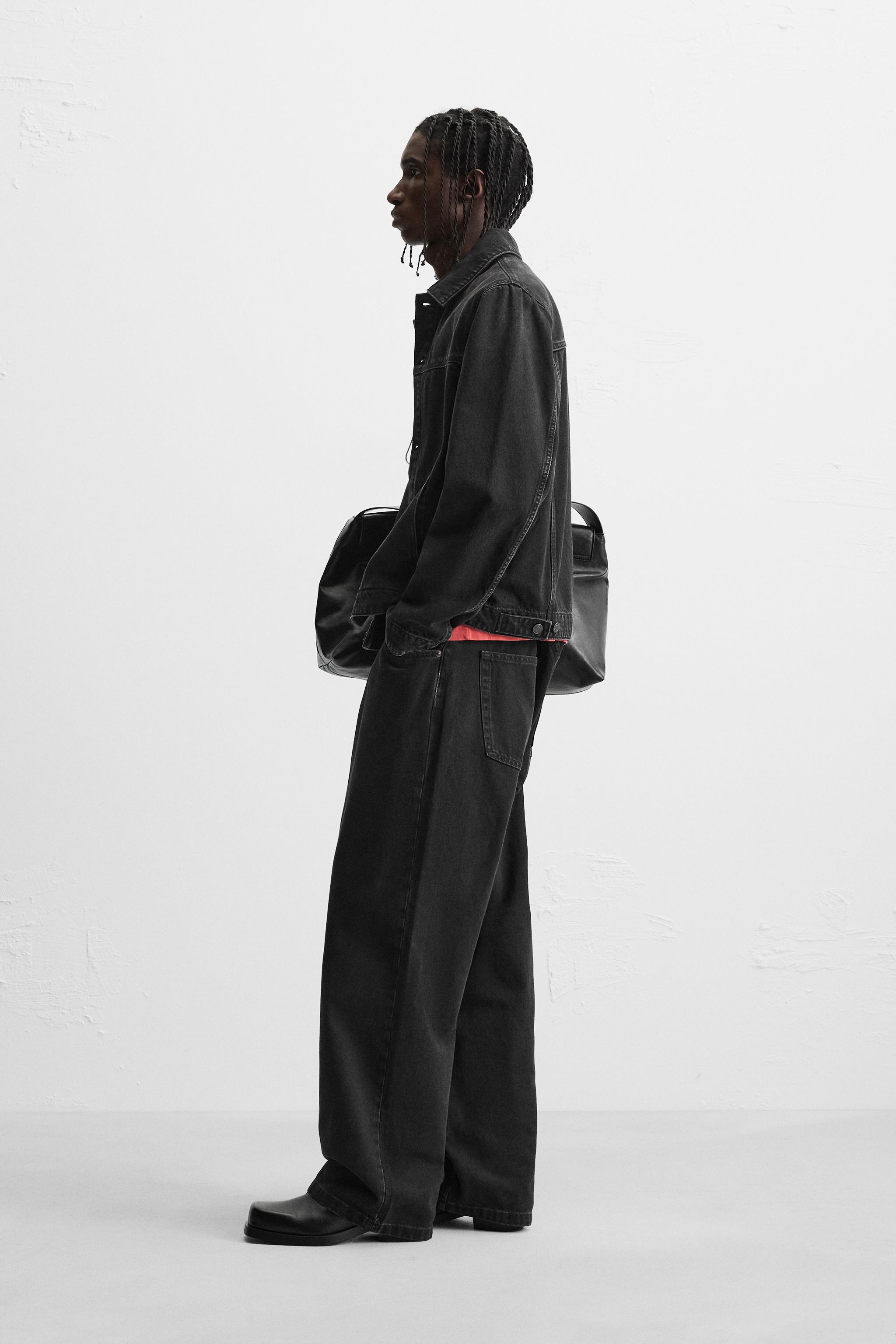 【ZARA】ベーシック デニムジャケット ブラック | 1538/405/800 BASIC DENIM JACKET - Black | ZARA United States