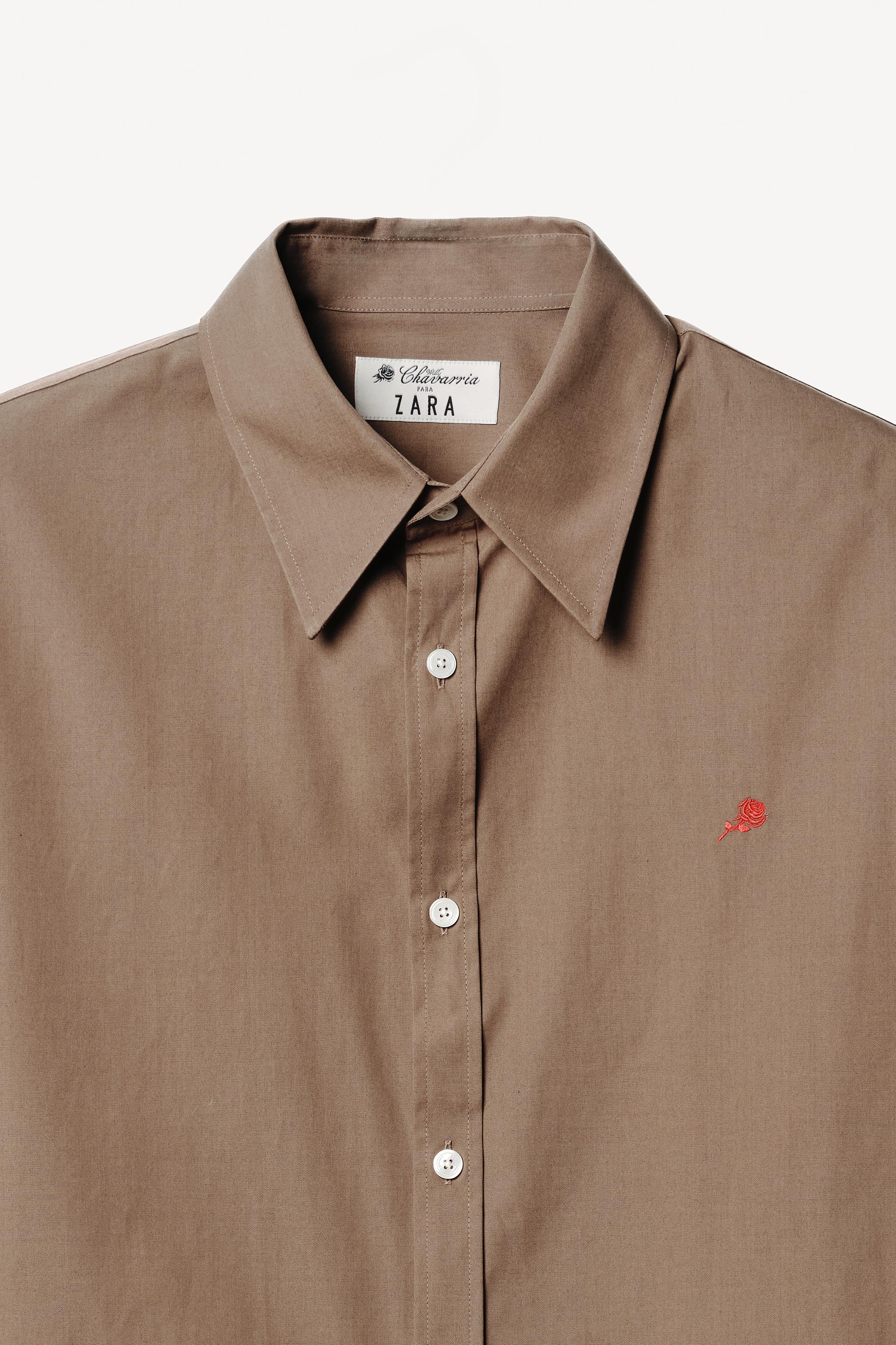 WILLY CHAVARRIA X ZARA RELAXED FIT COTTON SHIRT