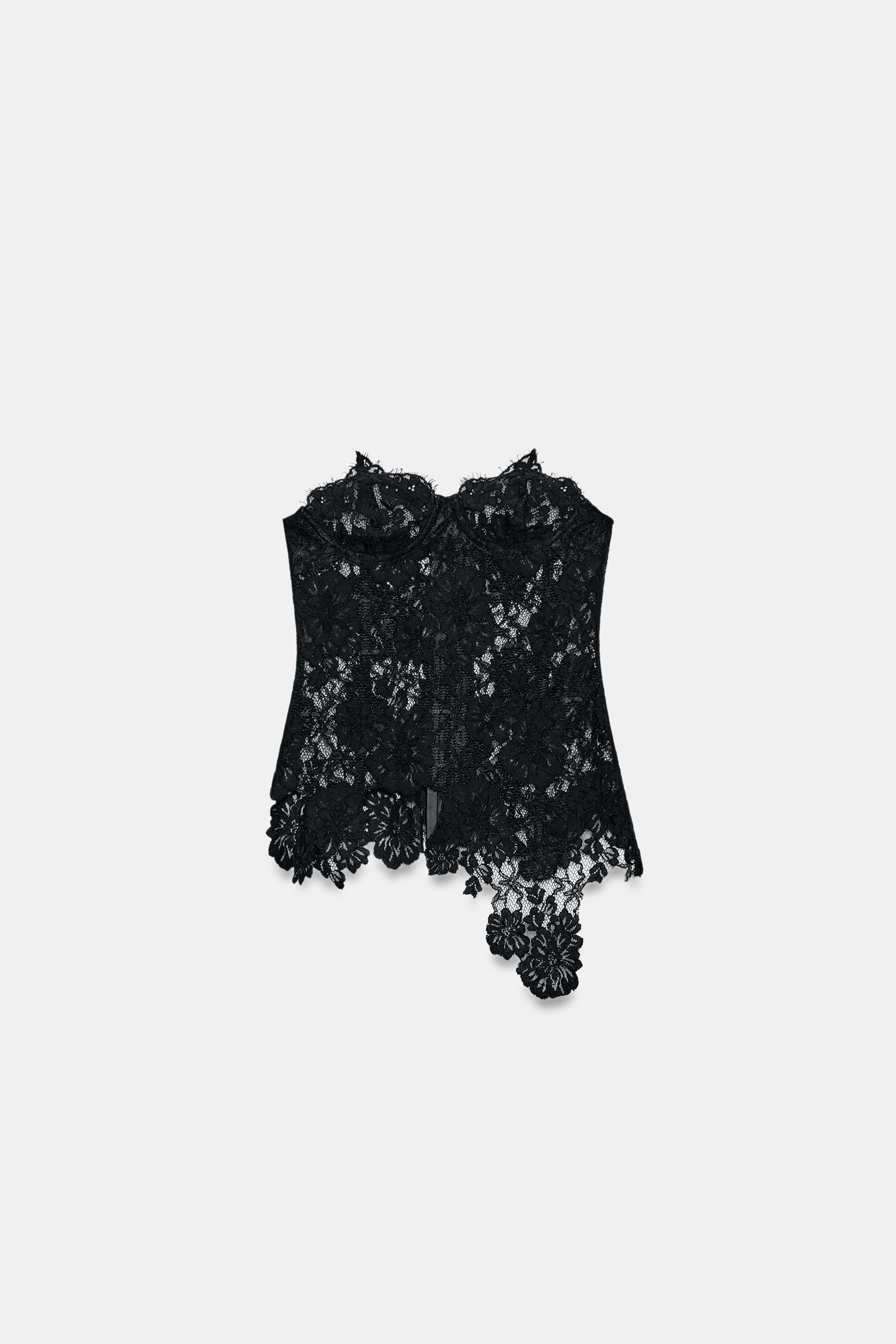 Zara ZW COLLECTION DANTEL KORSE görsel 7
