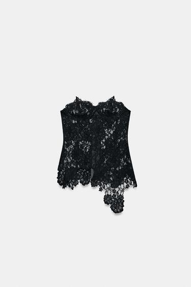 CORSET DENTELLE ZW COLLECTION - Noir de Zara - Image 6