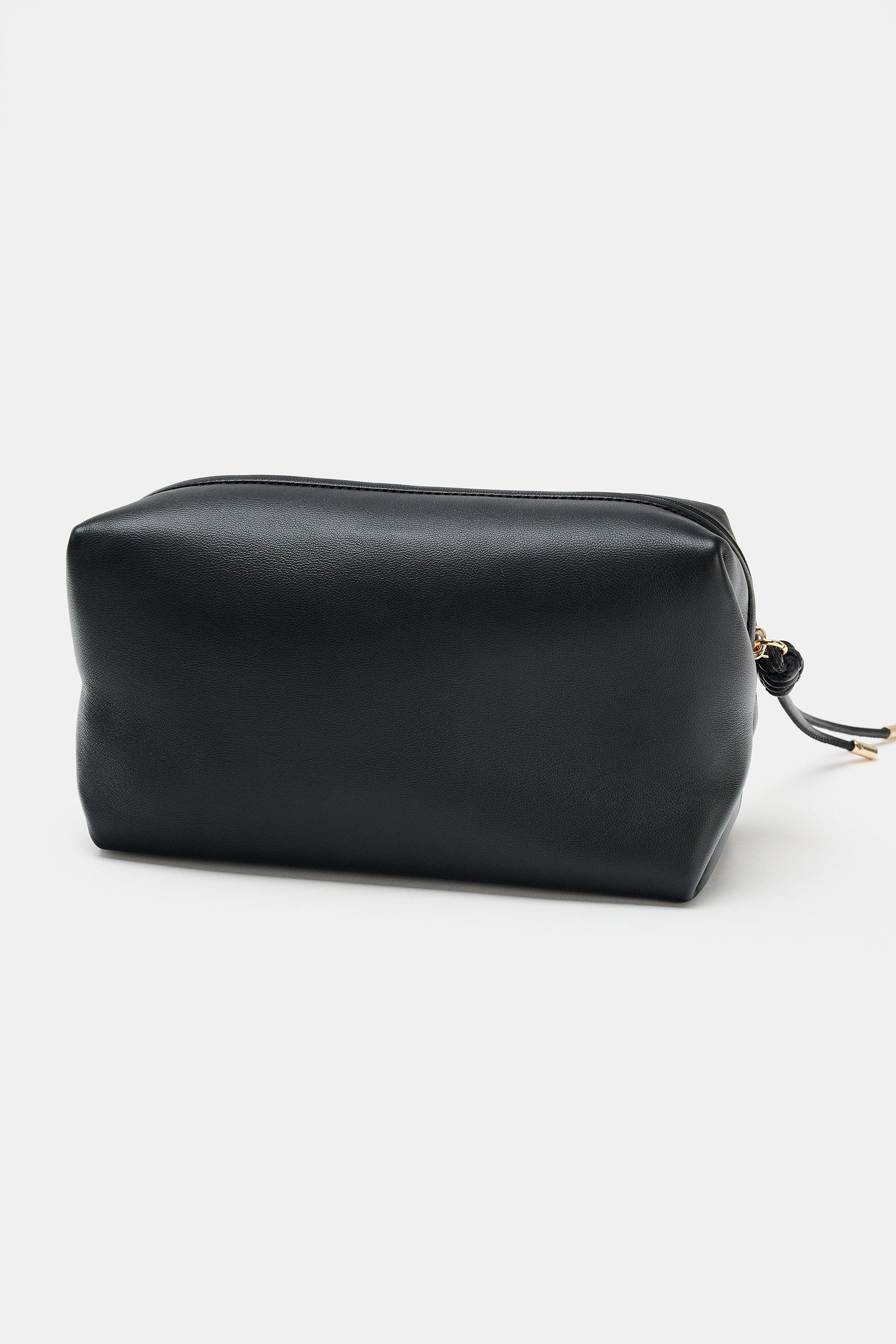 Мужские сумки Zara LEATHER TOILETRY — фото 4