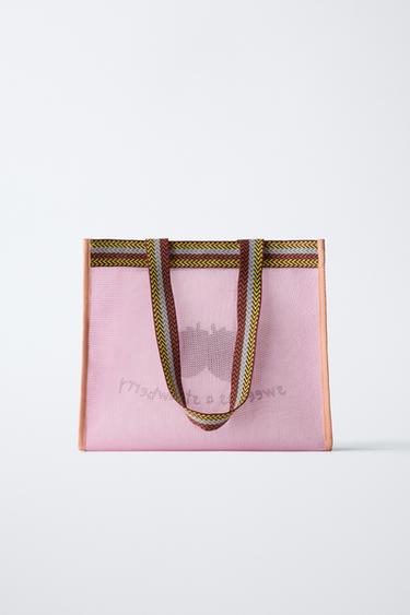 STRAWBERRY TOTE BAG - Pink by Zara - Image 4