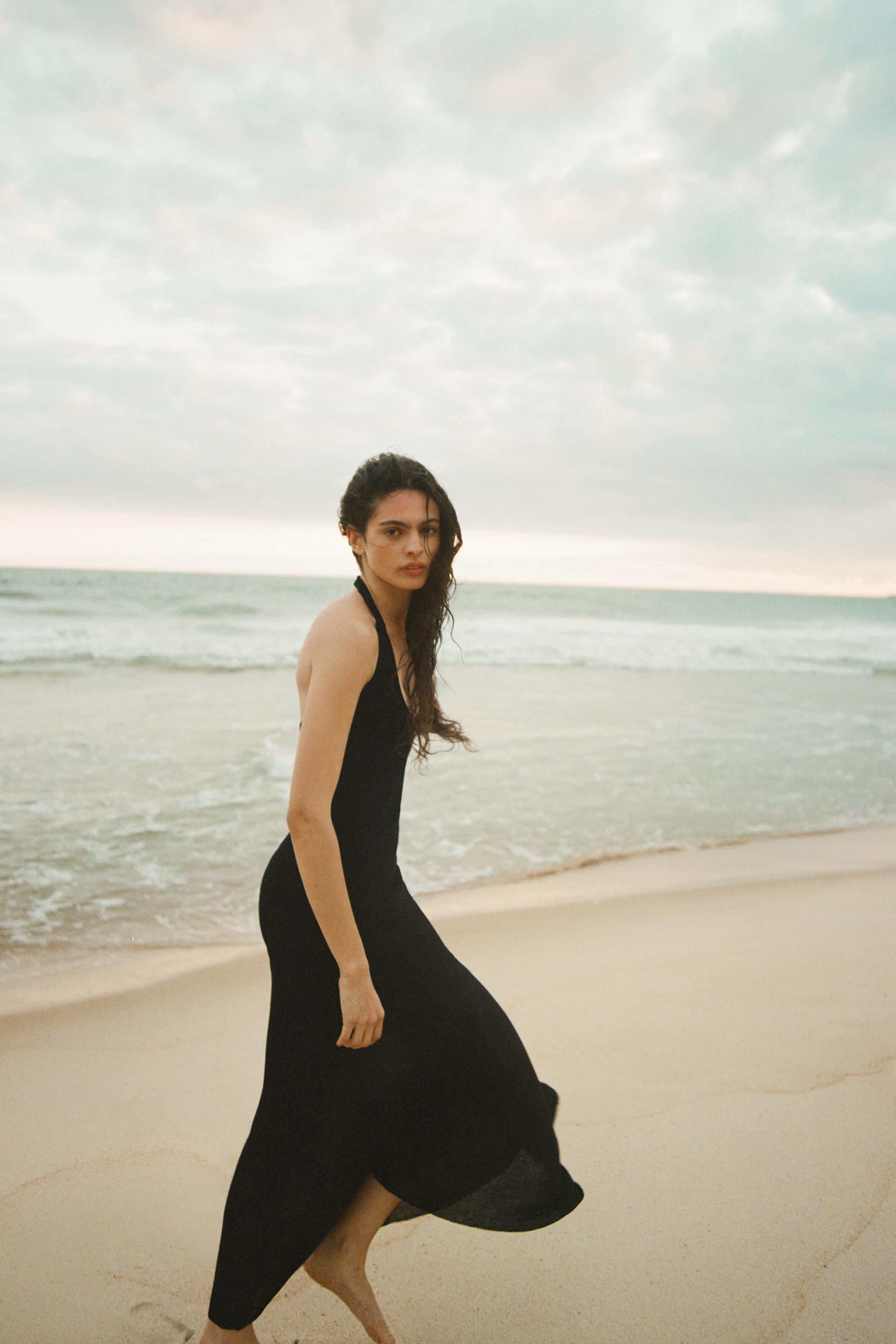 COMBINED KNIT DRESS - Black | ZARA South Africa