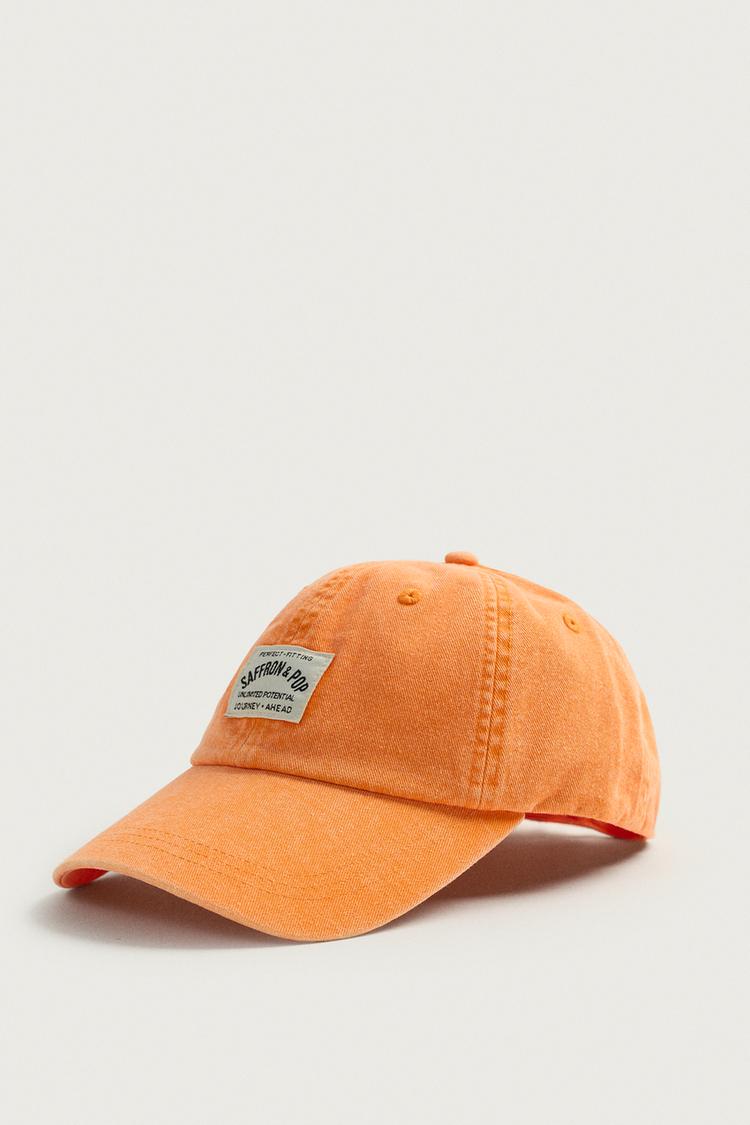 Gorra lavado parche combinado