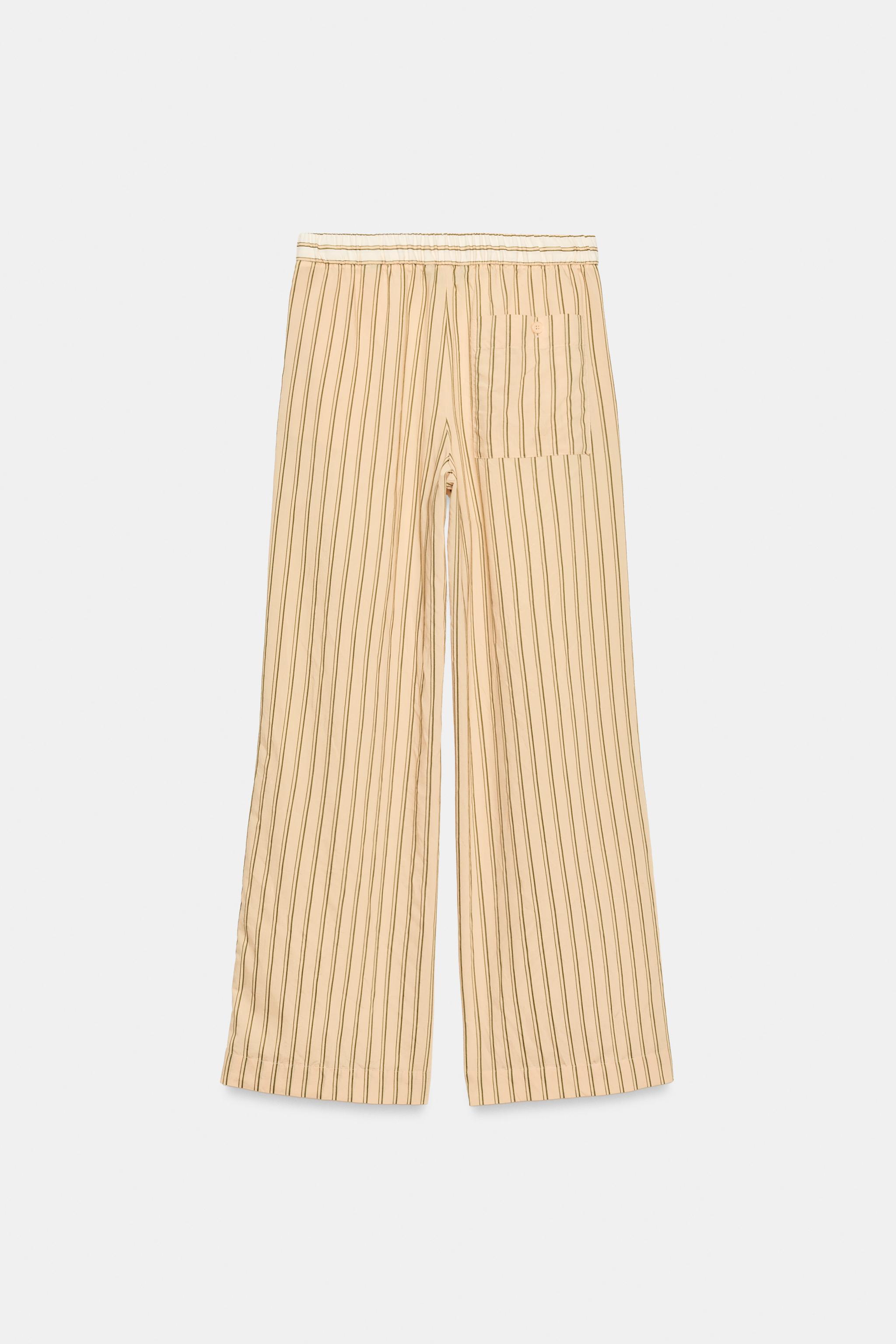 PANTALON RAYURES EN CONTRASTE ZW COLLECTION