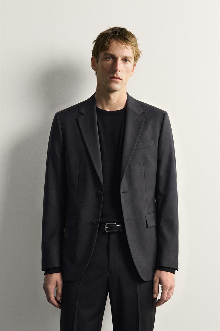 Blazer sastre de lana 100% de corte regular 2
