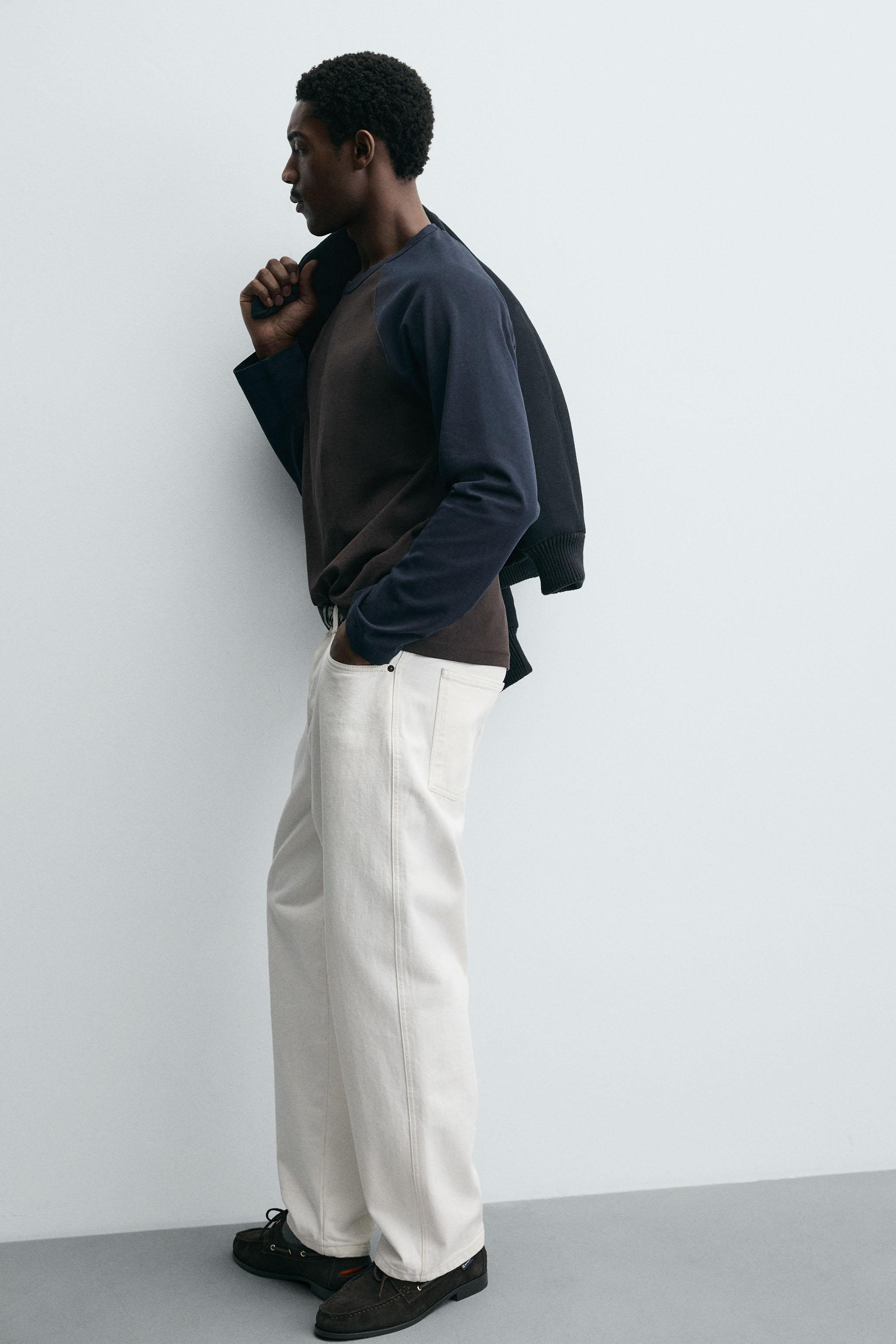 T-SHIRT COLOR BLOCK À MANCHES RAGLAN