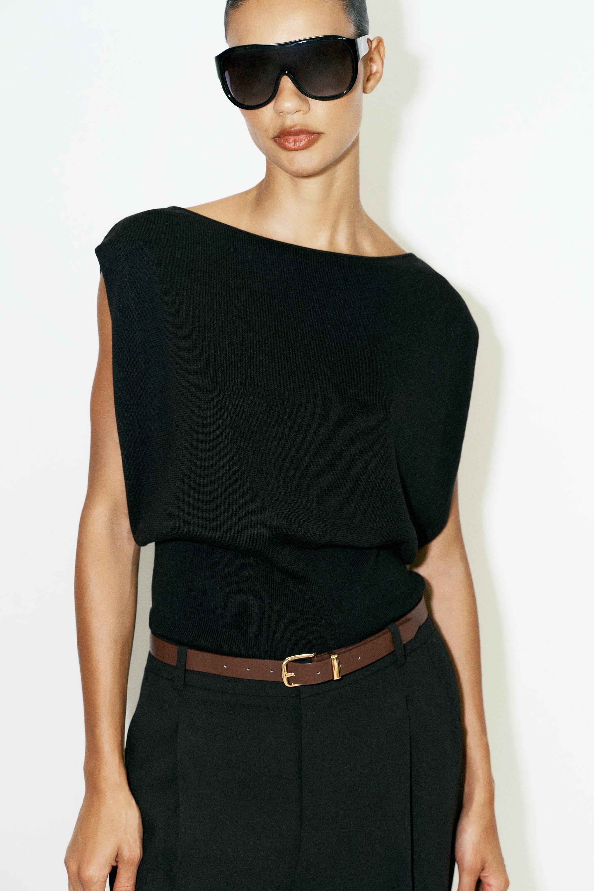 BELTED ANKLE PANTS - thumbnail 9