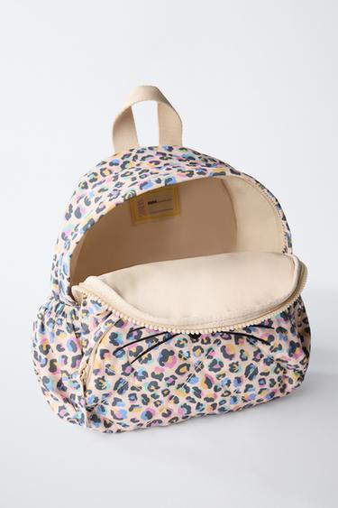 ANIMAL PRINT BACKPACK - Pink by Zara - Image 3