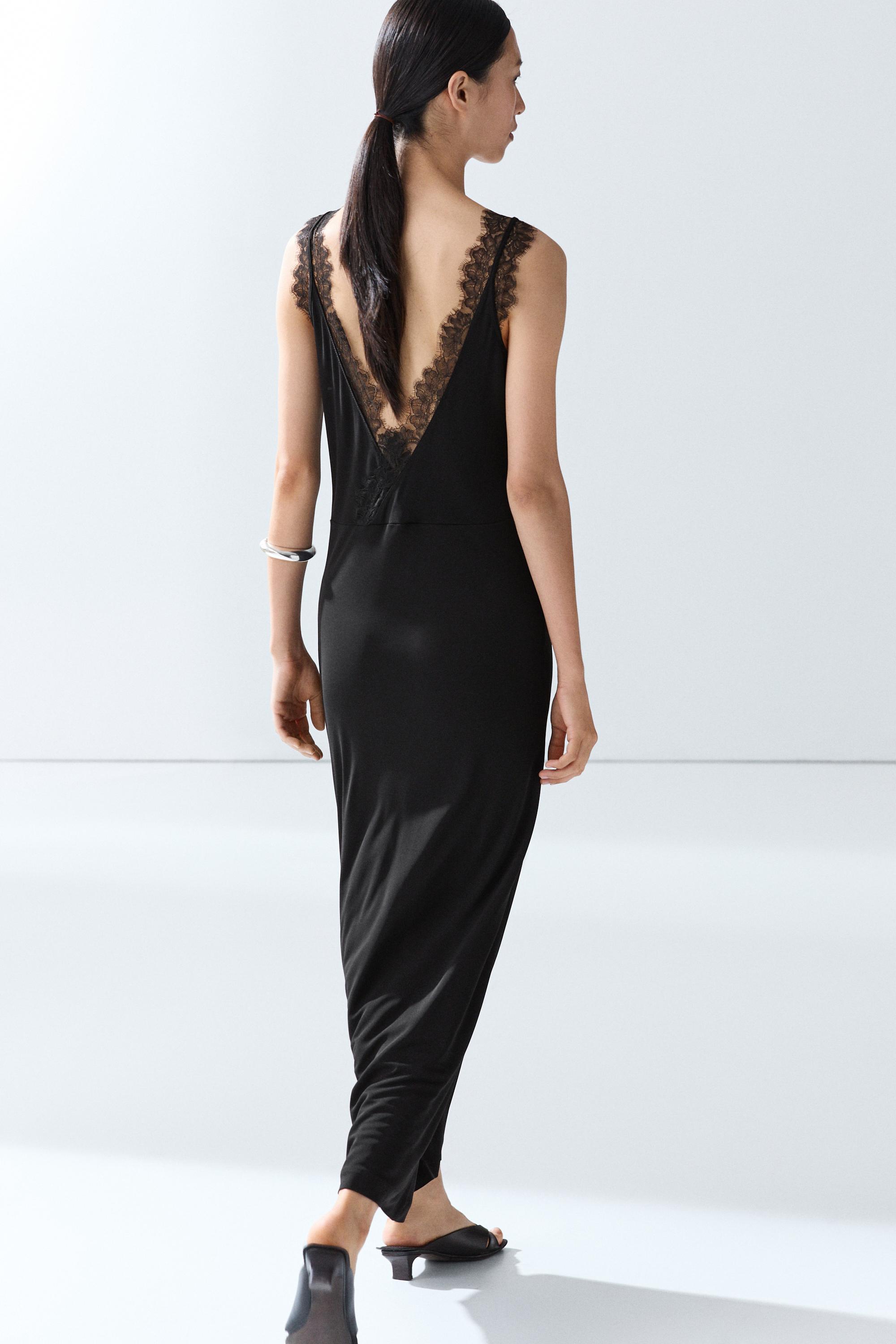 Robe midi fluide style nuisette